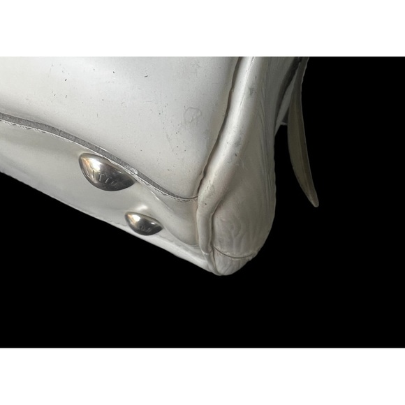 LOUIS VUITTON Epi GM Montaigne Bowling in white silver hardware - Picture 5 of 6